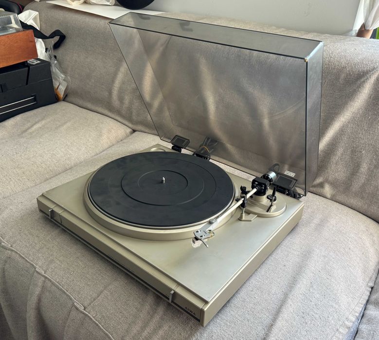 Pickup AIWA AP D35E automatic cu doza Audio Technica si curea noua