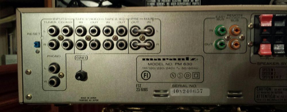 Marantz amplifier PM 630