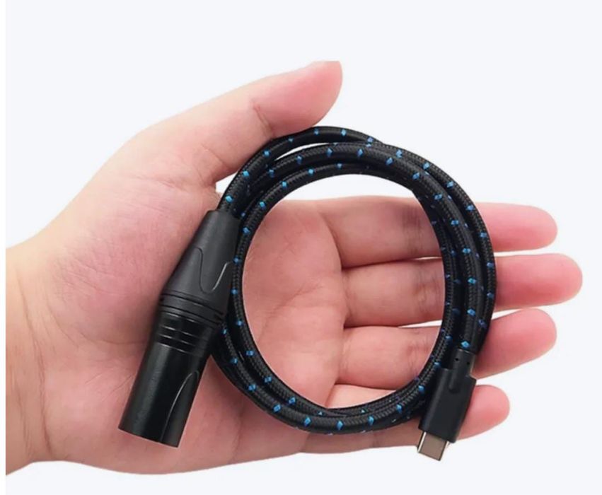 Переходник. Type-C/XLR для микрофона