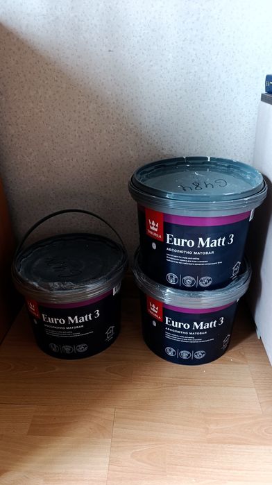 Краска Tikkurila Euro Matt 3 оригинал