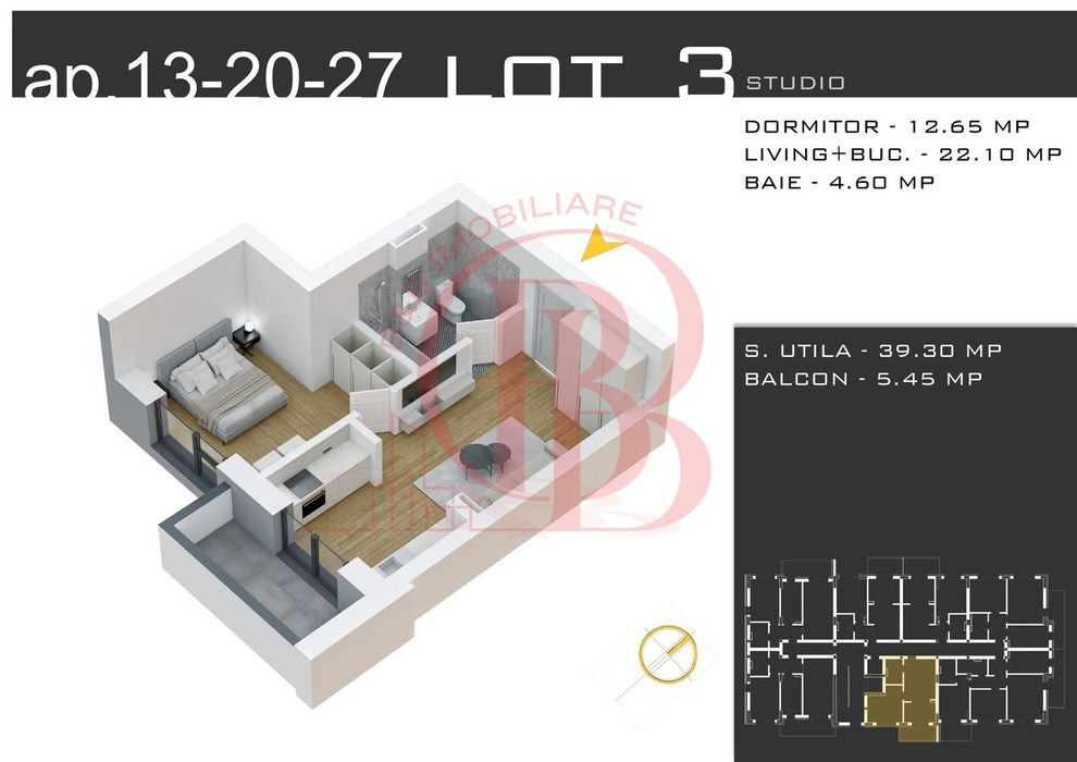 Apartament 2 camere Promo Parcare Titan-Theodor Pallady