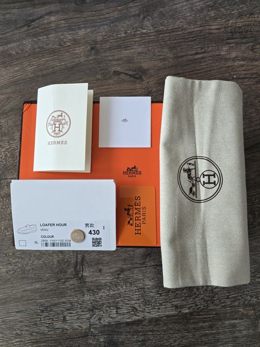 Мъжки мокасини Hermes - 43 номер