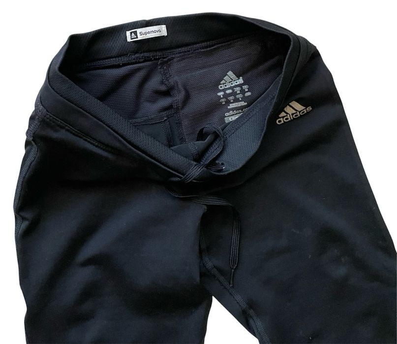 Дамски фитнес комплект клин и потник adidas