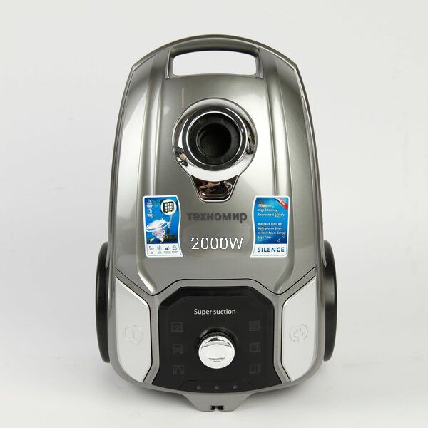 (Sf-76) Пылесос ТЕХНОМИР мощность 2000Вт, сухая уборка, серый