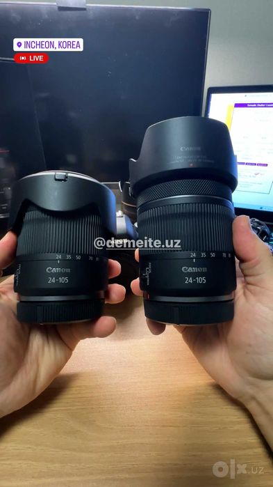 Canon RF 24-105mm f4-7.1 IS STM. Holati: Ideal.