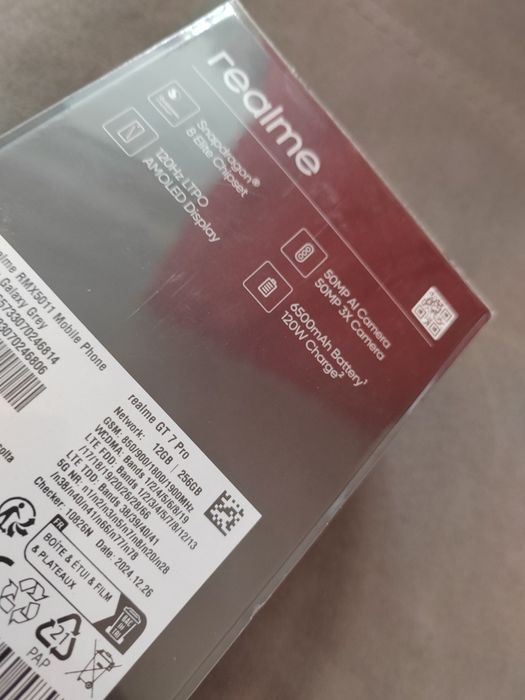realme GT 7 pro, Zoom 100x ,   12 GB  256 nou  sigilat