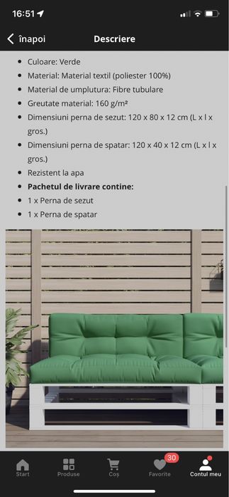 Vând perne canapele paleți