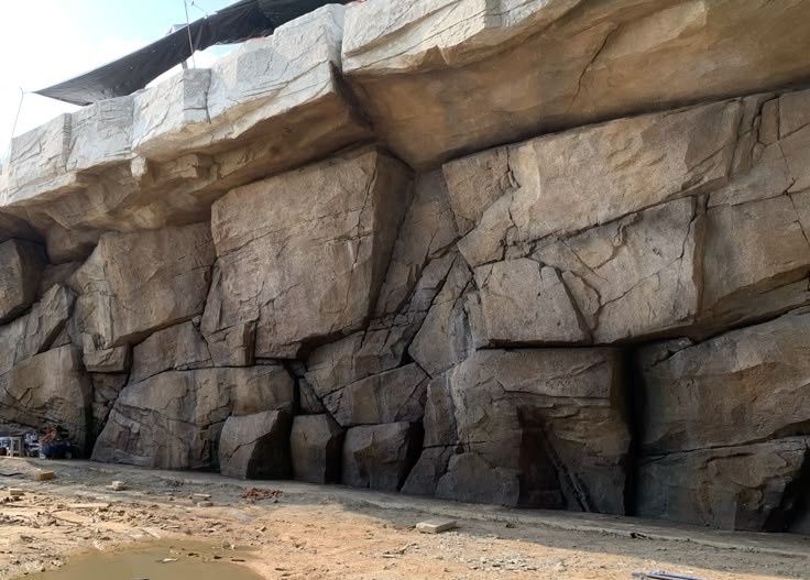 Камень скала искусственный скала водопад рельеф