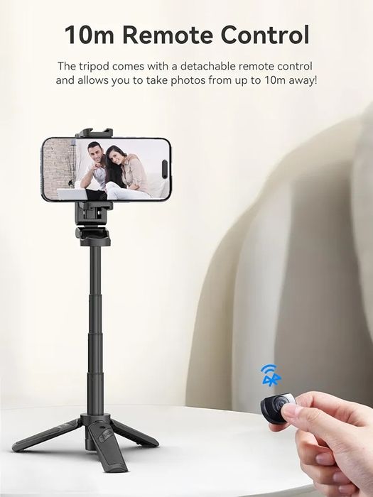 ULANZI JJ02 3в1 статив, селфи стик и грип за Телефон с Bluetooth диста