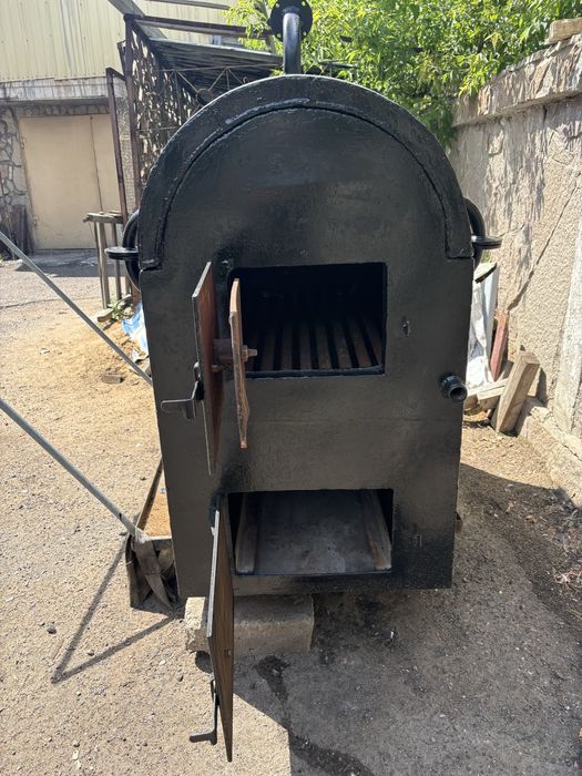 Печь  КВ -40, стояла на помещении 500 м2.