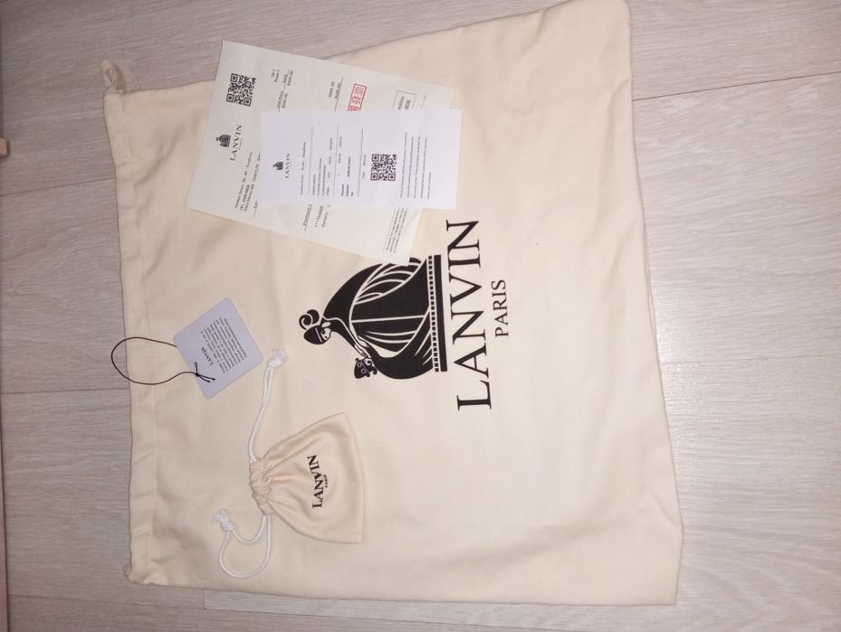 Lanvin curb черно белый