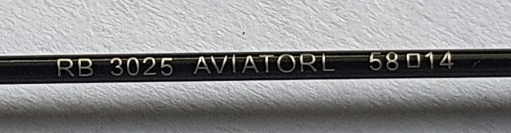 Ачки авиатор Рейбан