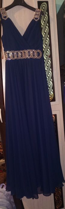 Томно синий платье