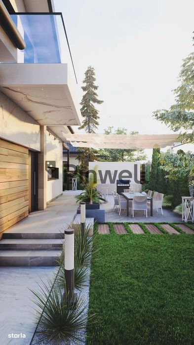 Casă premium P+M într-un ansamblu exclusivist din Tunari | 5 camere |