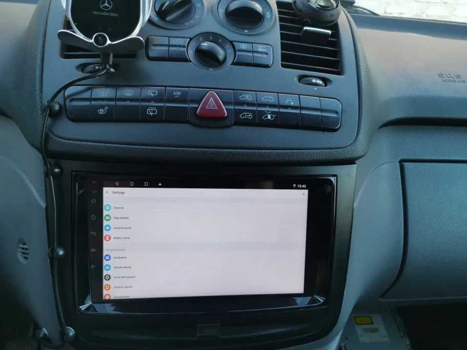 Navigație Android 15 Mercedes Sprinter/Vito/B-Class/A-Class/VW Crafter