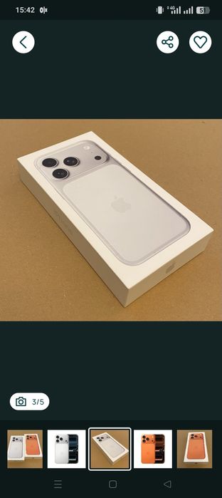 Apple iPhone 17 PRO MAX 256GB stocare + 5G Cell !

* Produsul este NOU