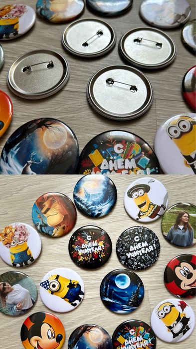 Металлические значки