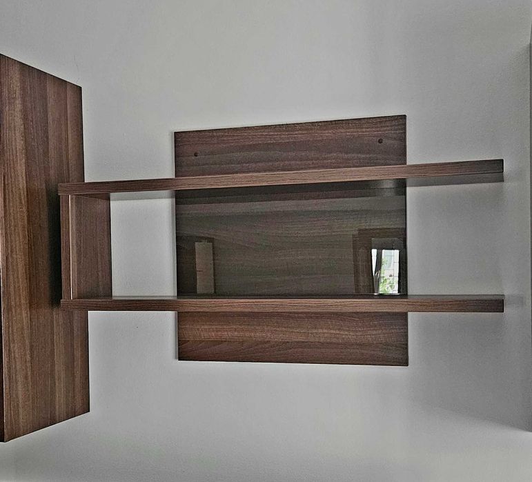 Corp mobila suspendat, pt sufragerie din nuc si MDF lucios, Mobexpert