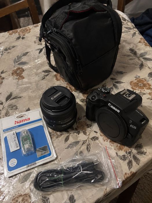 Canon EOS R100 + RF-S 18-45mm |  Чанта + 128GB карта