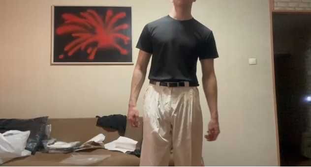 футболка в полоску