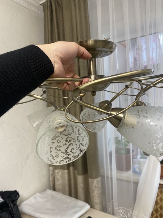 ЛЮСТРА ламповая пяти рашкова