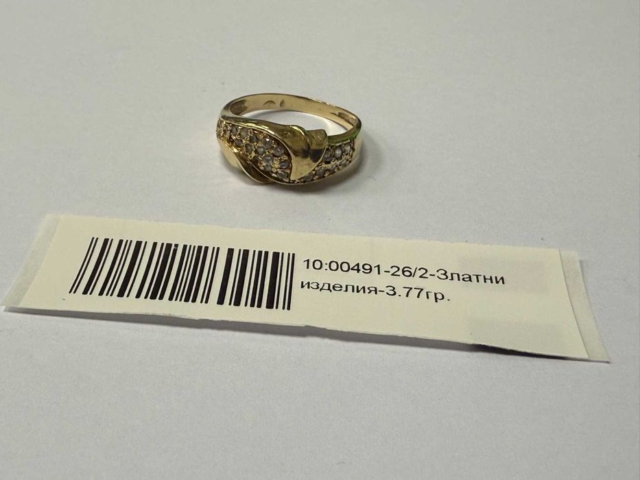 Златен дамски пръстен - 3.77гр. - 14К