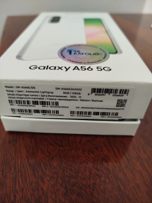 Samsung galaxy A56 8/128 Vetnam
