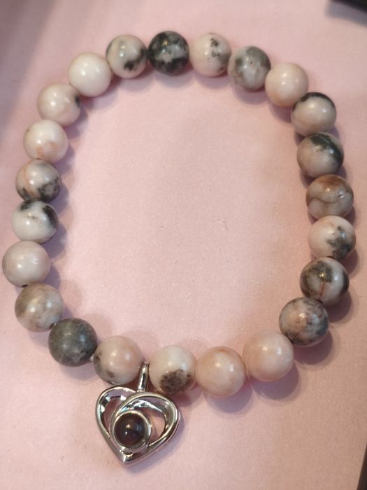 Brățară ‘Te iubesc în 100 de Limbi’ Pietre Naturale, Nouă în Cutie