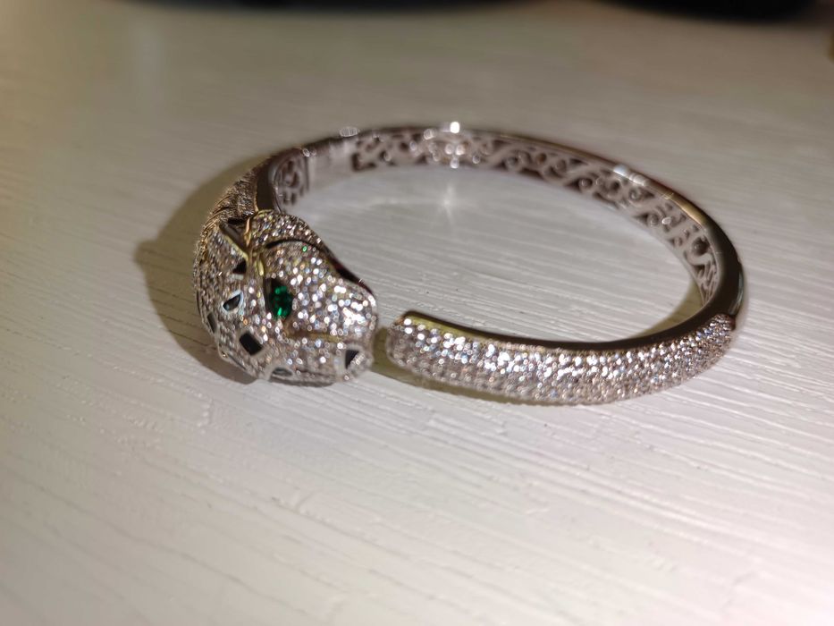 Браслет Пантера серебро