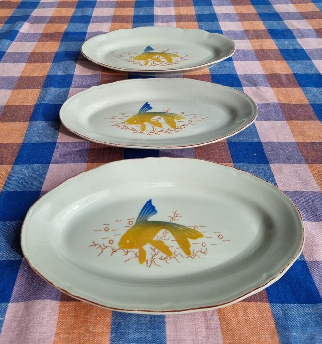 Овални чинии за мезе от соц-а