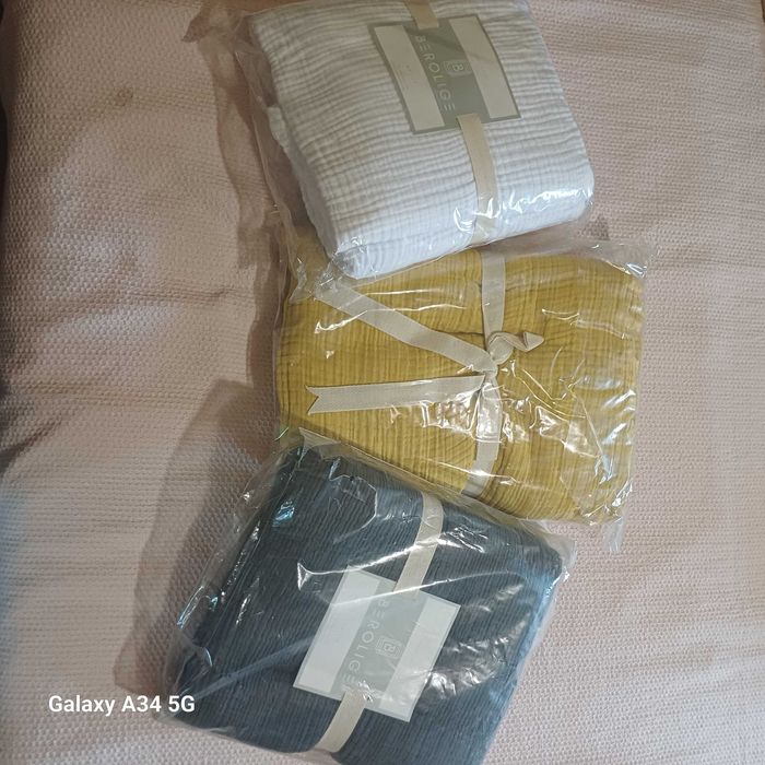 Ликвидация ! Муселин,  лукс клас кувертюра, завивка за легло