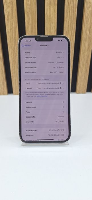 IPhone 13 Pro Max 128Gb Baterie /Ecran Schimbate Garantie/Factura #55521