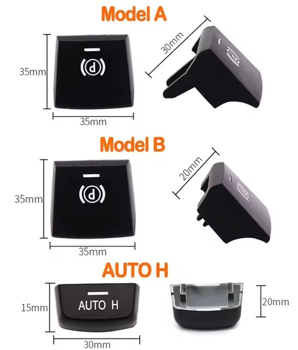 Ново Капаче / бутон за ръчна електрическа спирачка BMW E70 F10 F11 F25