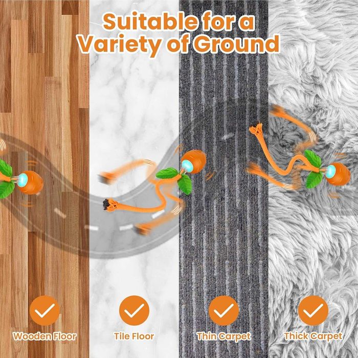 Интерактивна котешка топка HAPPY HACHI, 3 режима на работа