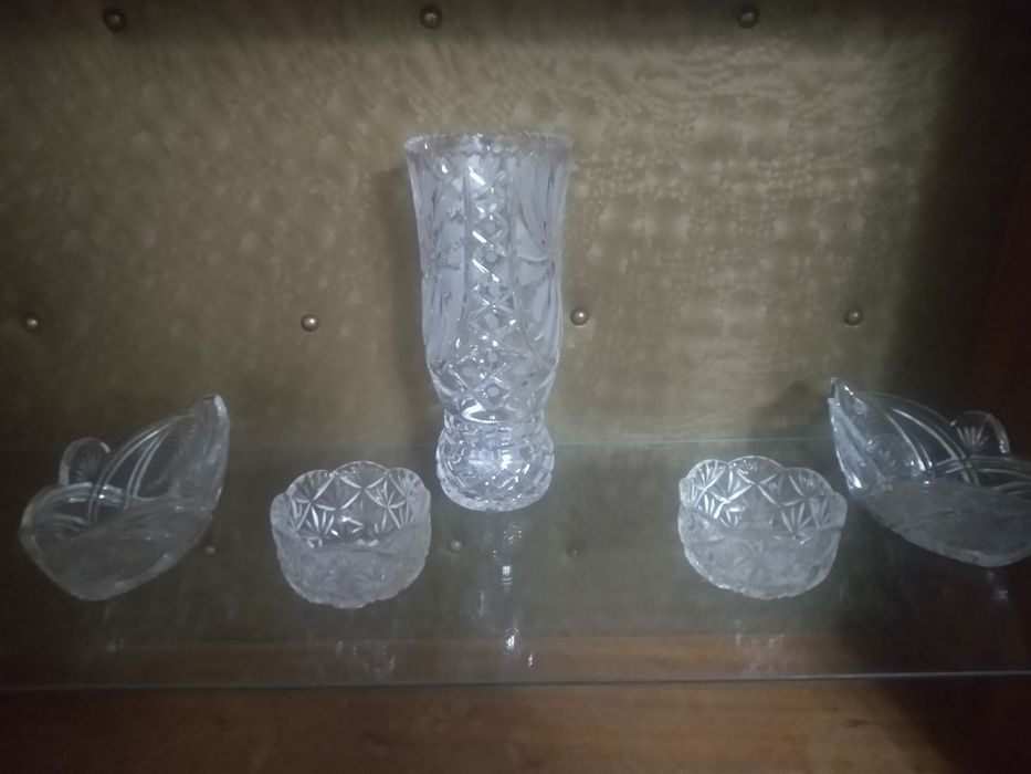 ваза для Фруктов и Хрустальная набор