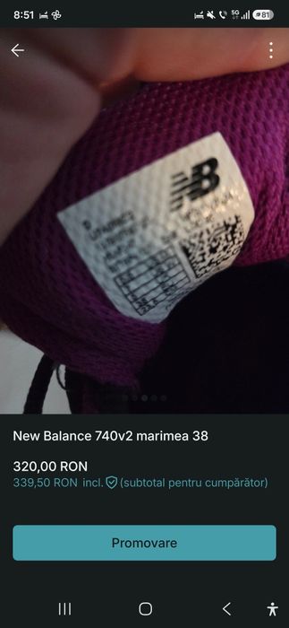 New Balance 740v2 marimea 38