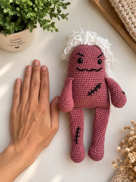 Игрушка-монстрик ручной работы Handmade