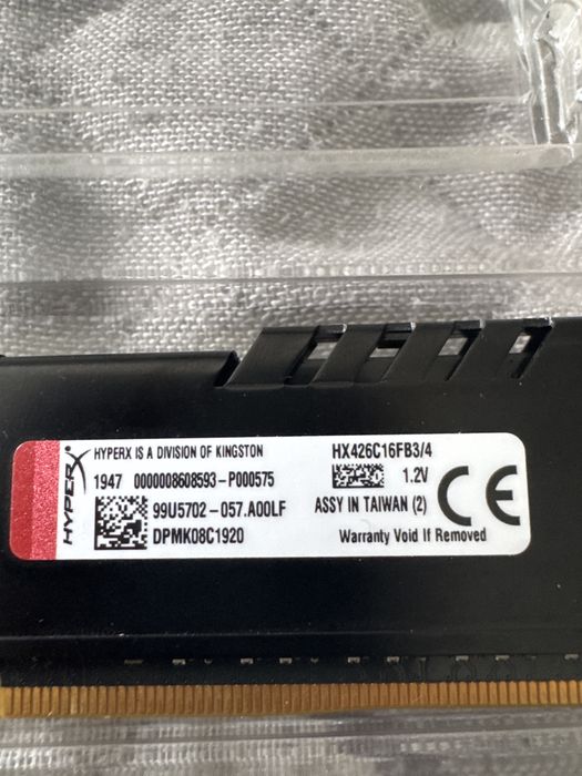 ОЗУ Kingston hyperx 4GB DDR4