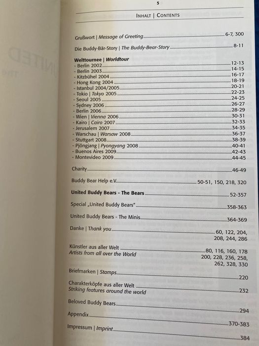 United Buddy Bears книга албум