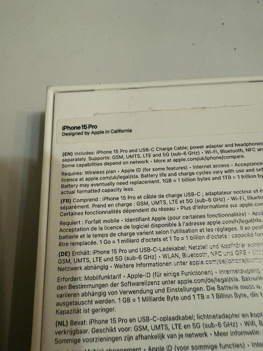 iPhone 15 Pro , 256 GB , Blue Titanium