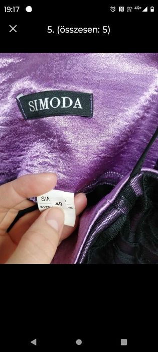 Rochiță de vară negru cu mov