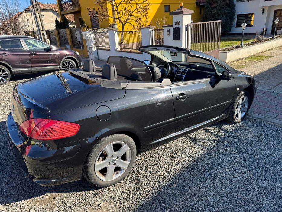 Peugeot 307 cc , cabrio , piele , 2004 , jante aluminiu , 2.0 benzina