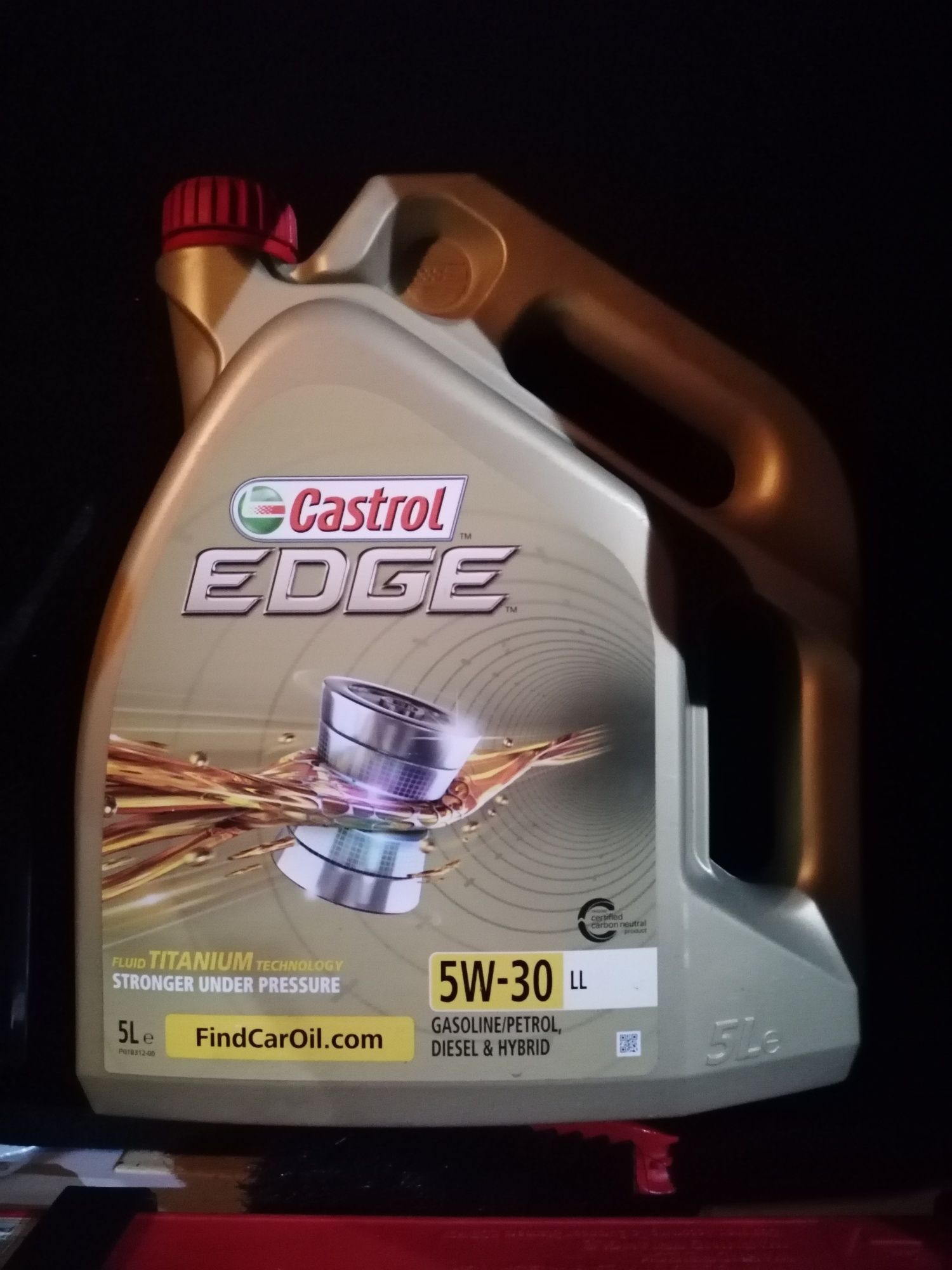 CASTROL EDGE TITANIUM 5W30 LL DIESEL, BENZINA, HYBRID