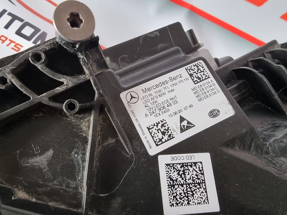 Far stanga led multibeam Mercedes B Class W247 2018 cod A2479064903