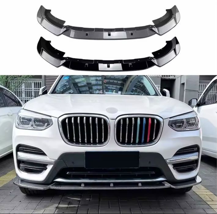 Лип спойлер / добавка за предна броня за BMW X3 / X4 G01 / G02 2018-2022 lip - преден лип