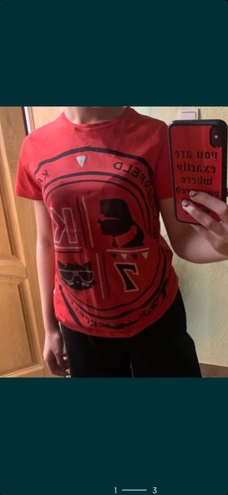 Karl lagerfeld детска тениска