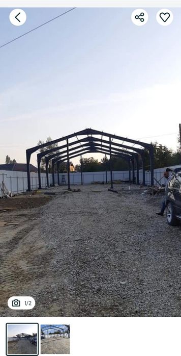 Vand si fac hale structuri metalice