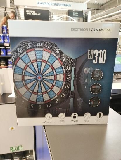 Ţintă Electronică Darts Ed310 - 6/0 - produs resigilat Decathlon