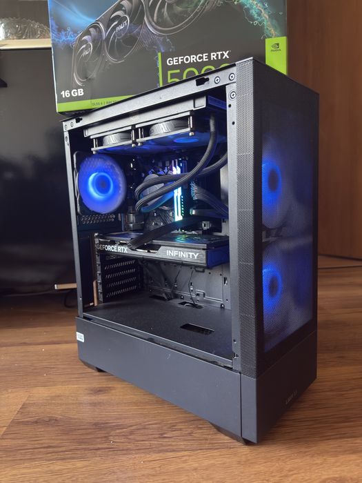 Геймърски компютър/ I5 11400F/Водно/32GB/RTX 5060Ti 16GB/1.5TB SSD