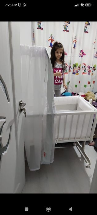 Patut balansoar pentru bebelusi complet accesorizat